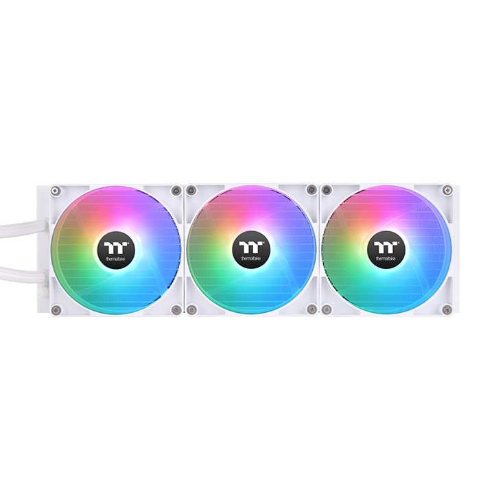 Thermaltake Th420 V2 Ultra Argb Sync All-In-One Liquid Cooler Snow Edition, Blanco