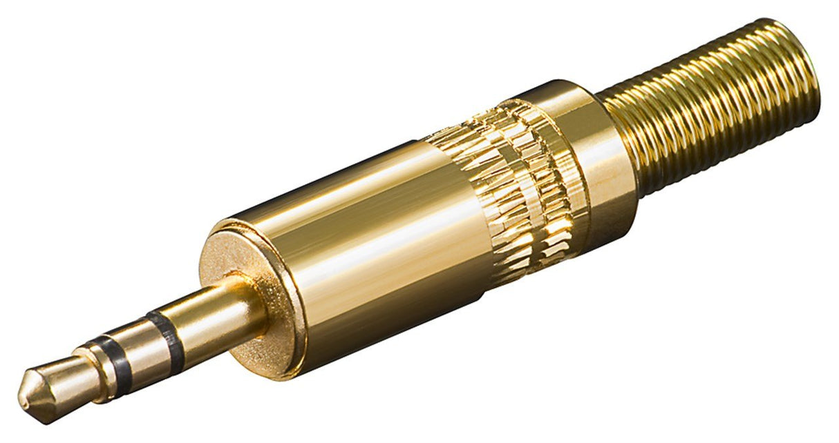 Conectorjack 3.5" Macho St Con Protección Oro