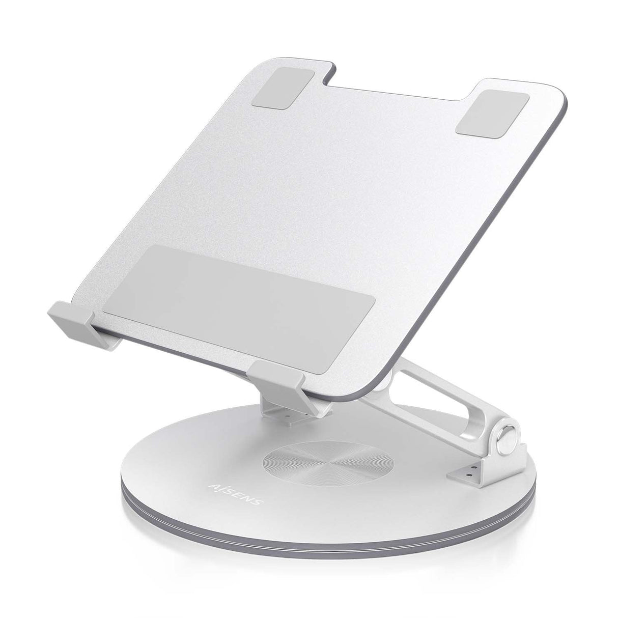 Aisens Soporte De Sobremesa Giratorio Ajustable Para Portatil / Tablet 7-13, Plata
