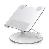 Aisens Soporte De Sobremesa Giratorio Ajustable Para Portatil / Tablet 7-13, Plata