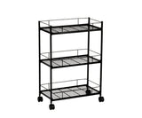 Carro Verdulero De Metal Negro Cc72095 Andrea House