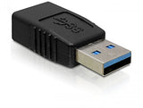 EAN 4043619651740 - DeLOCK USB 3.0-A Adapter USB-A Negro imagen 1