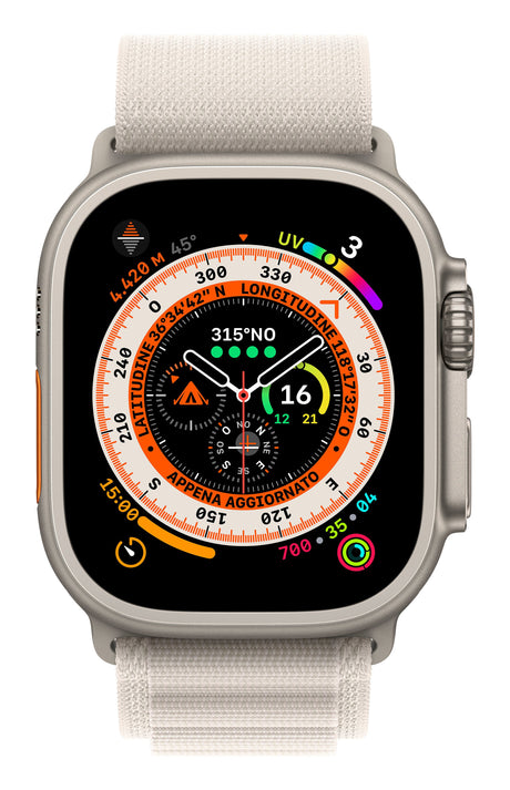 EAN 194253425410 - Apple Watch Ultra OLED 49 mm Digital 410 x 502 Pixeles Pantalla táctil 4G Titanio Wifi GPS (satélite) imagen 2