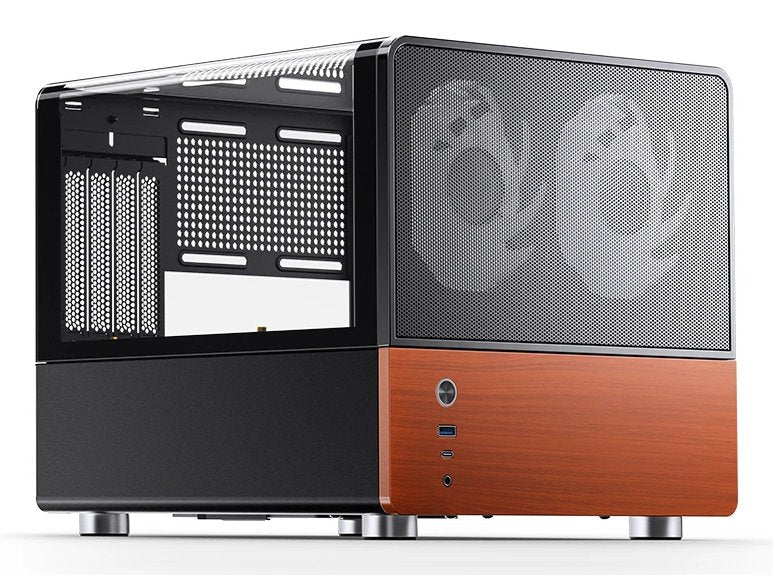 Jonsbo V12 Pc Carcasa, Mini-Tower, Micro-Atx - Negro