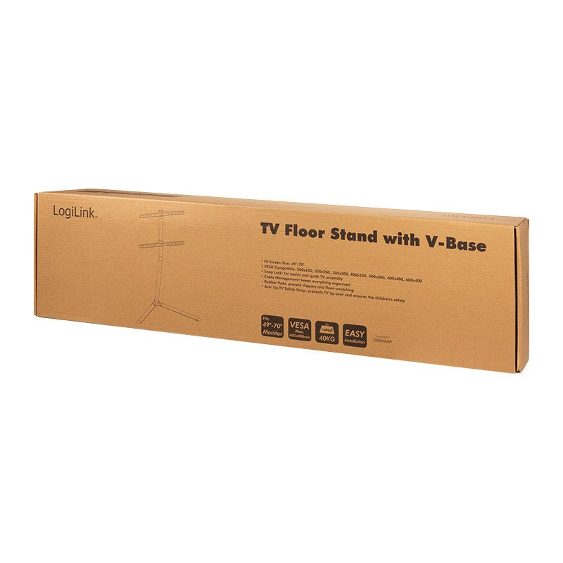 Logilink Bp0079 - Tv Floor Stand With V-Base 49-70 Black