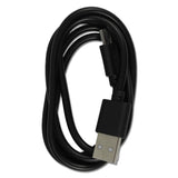 Cable De Carga Usb 2go Negro 1m Micro-Usb
