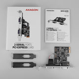 EAN 8595247905406 - Axagon PCEA-S2N tarjeta y adaptador de interfaz Interno RS-232 imagen 6