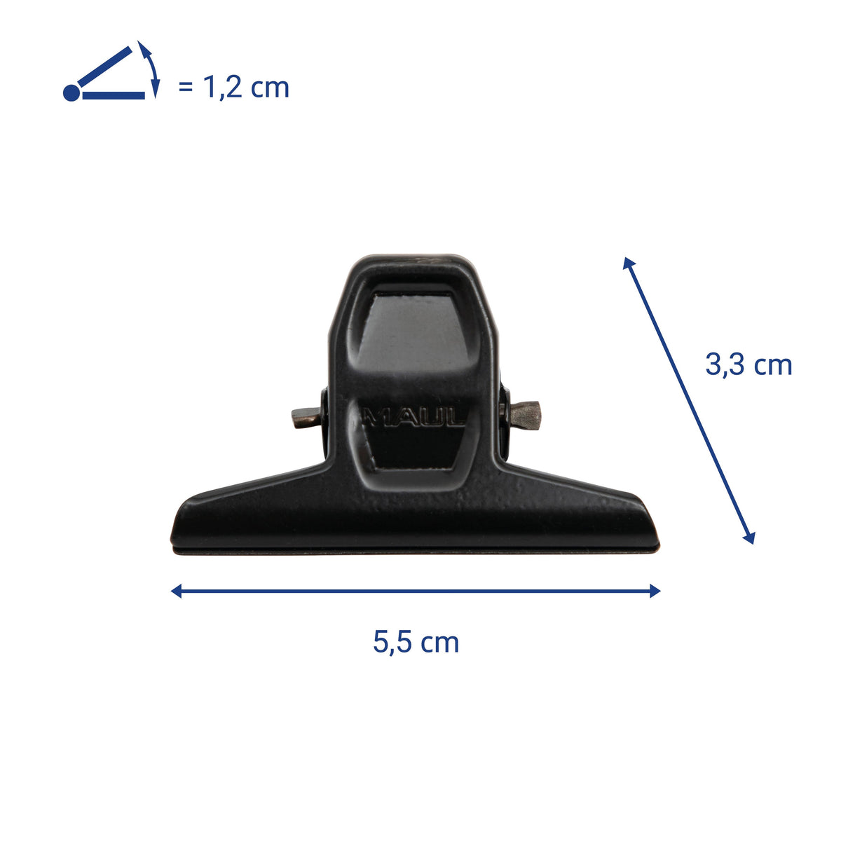 EAN 4002390075428 - MAUL 2100590 sujetapapel Metal, Acero 1 pieza(s) imagen 2