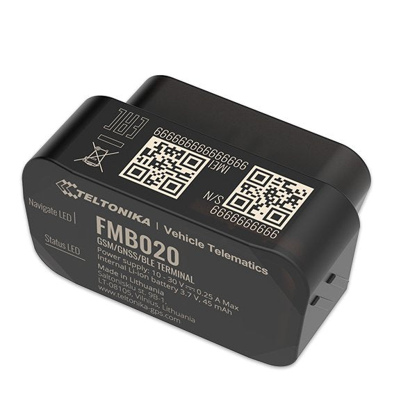 Teltonika Fmb020 Obdii Plug And Track Device With Gnss, Gsm And Bluetooth