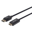 EAN 0766623153188 - Manhattan 153188 adaptador de cable de vídeo 3 m Negro imagen 1