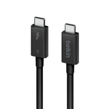 Cable Usb-C A Usb-C Belkin Inz005hq1mbk Thunderbolt 5 240w 8k 1m Color Negro