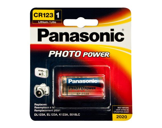 Panasonic Pila Litio Foto Cr123a 3v Blister*1
