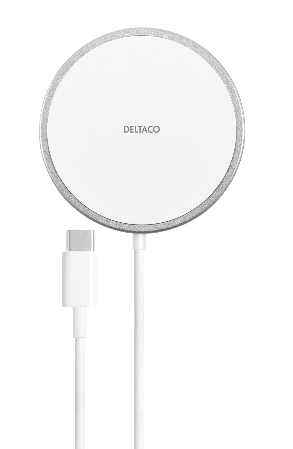 Deltaco LadegerT Wireless Usb-C 1m Weiá