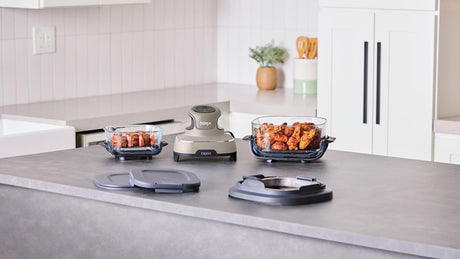 EAN 622356317610 - Ninja CRISPi Sencillo 3,8 L 1700 W Freidora de aire caliente Gris, Color piedra, Transparente imagen 6