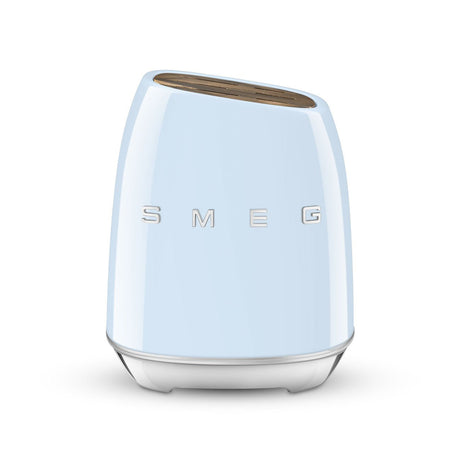 EAN 8017709344207 - Smeg KBSF02PB taco para cuchillos Bloque con ranuras para cuchillos Plástico, Acero inoxidable, Madera Az imagen 2