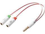 Conversor De Auriculares Sandberg Dual A Single