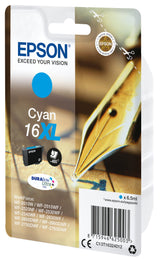 Tinta Original Epson 16xl T1632 Cyan Para Wf-2010w, Wf-2510wf, Wf-2520nf