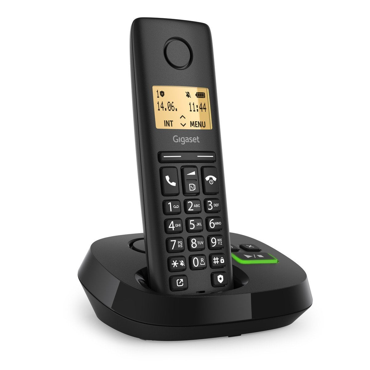 EAN 4250366871516 - Gigaset PURE 100A Teléfono DECT/analógico Identificador de llamadas Negro imagen 1