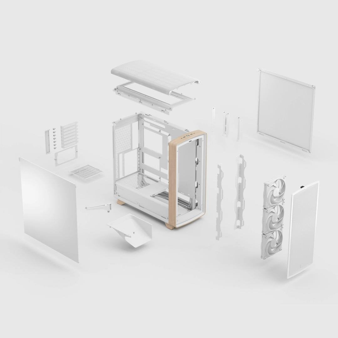 Caja Pc Fractal Design Summit Blanco Tiza Solid (Blanco Madera) Fd-C-Sum1a-01