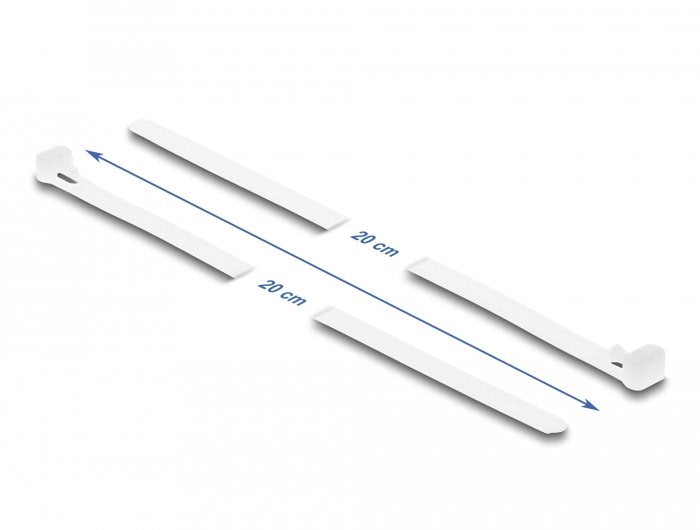 EAN 4043619186440 - DeLOCK 18644 presilla Bridas adherentes para cables Nylon 100 pieza(s) imagen 2