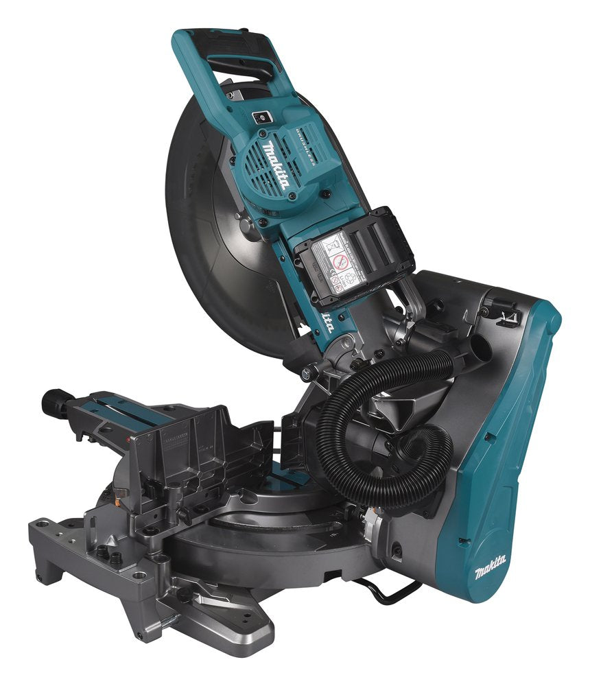 Tronzadora E Ingletadora Inalámbrica Makita Ls003gz01, 40 Voltios + Adaptador De Radio Azul, Bluetooth, Sin Batería Ni Cargador Ls003gz01