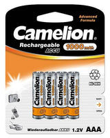 Pilas Camelion Aaa/Hr03, 1000 Mah, Recargables Ni-Mh, 4 Pieza(S)