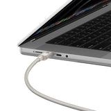 Titanium Alloy Fast Charging Cable Type-C To Type-C 100w 1m Galaxy Titanium Gold