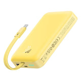 Baseus Power Bank 10000mah 30w Magsafe Magnetic Wireless Mini Fast Charge With Cable Type-C Lemon Yellow P1002210by23-00