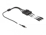 Delock Cable Dc 5,5 X 2,1 Mm Macho A 3 X Dc Hembra 1 M