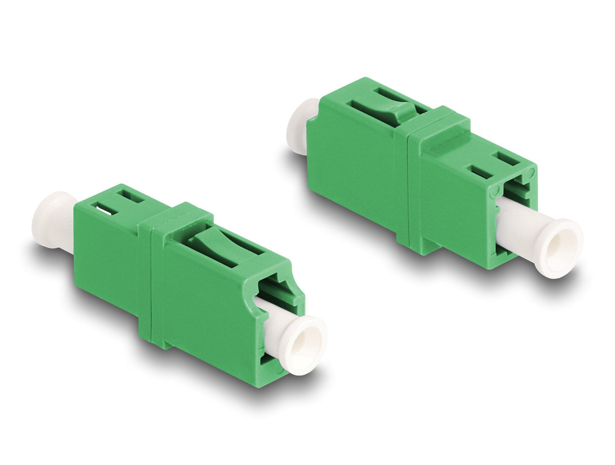 Delock 87984 Acoplador De Fibra Óptica Lc Simplex Hembra A Lc Simplex Hembra Apc Verde