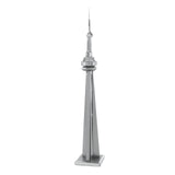 Maqueta 3d Metal Fascinations Cn Tower Toronto Montaje Sin Pegamento Ni Soldadura Maquetas 3d