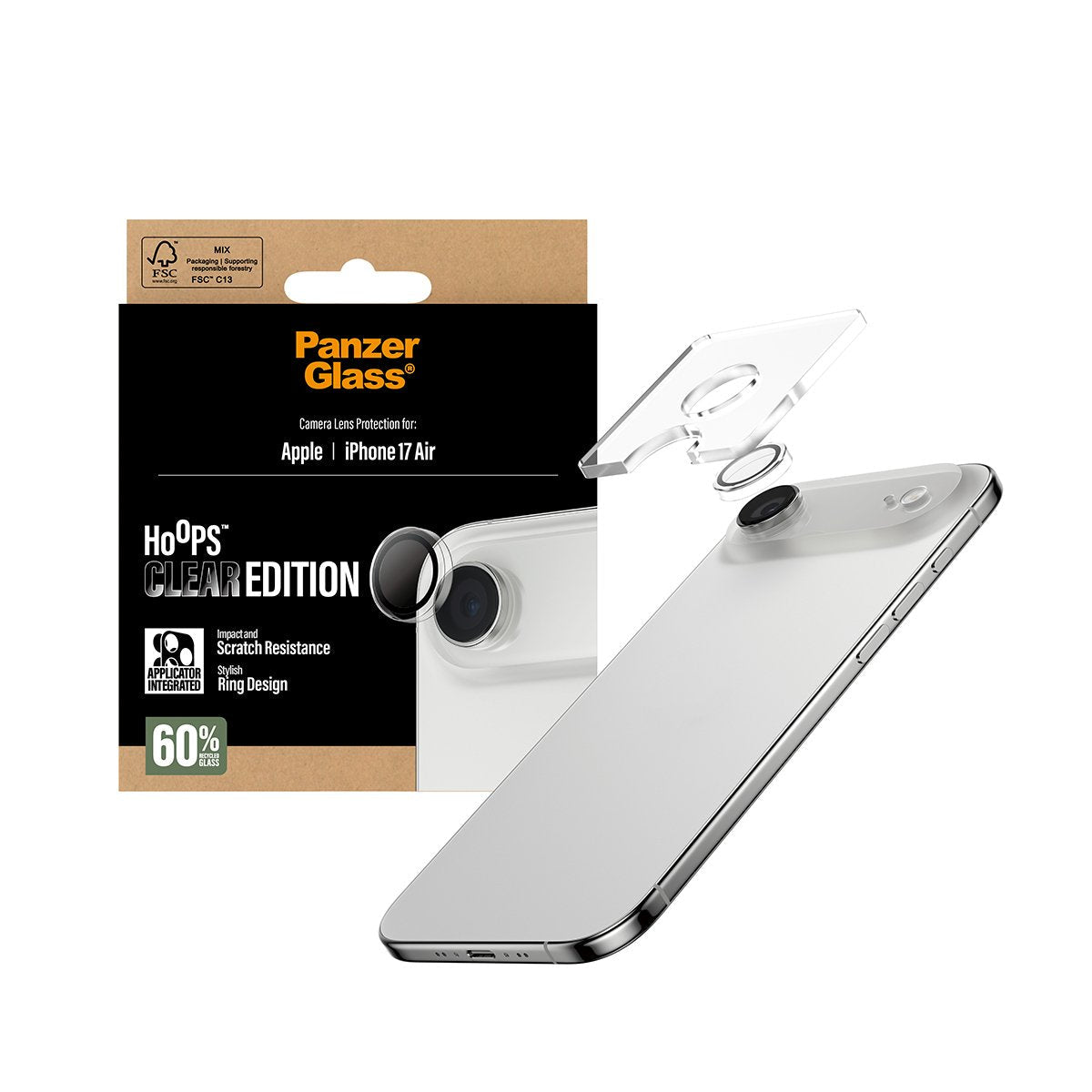 Panzerglass Hoops Transparentee Camera Lens Protector Iphone 17 Air