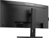 Monitor Viewsonic 34" 21:9, 3440 X 1440, Superclear® Ips Curve Monitor, Hdmi, Displayport, Usb, Usb-