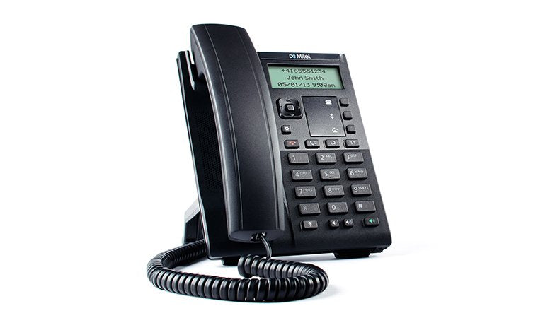 Mitel 6863 Teléfono Ip Negro Terminal Inalámbrico Lcd 2 Líneas