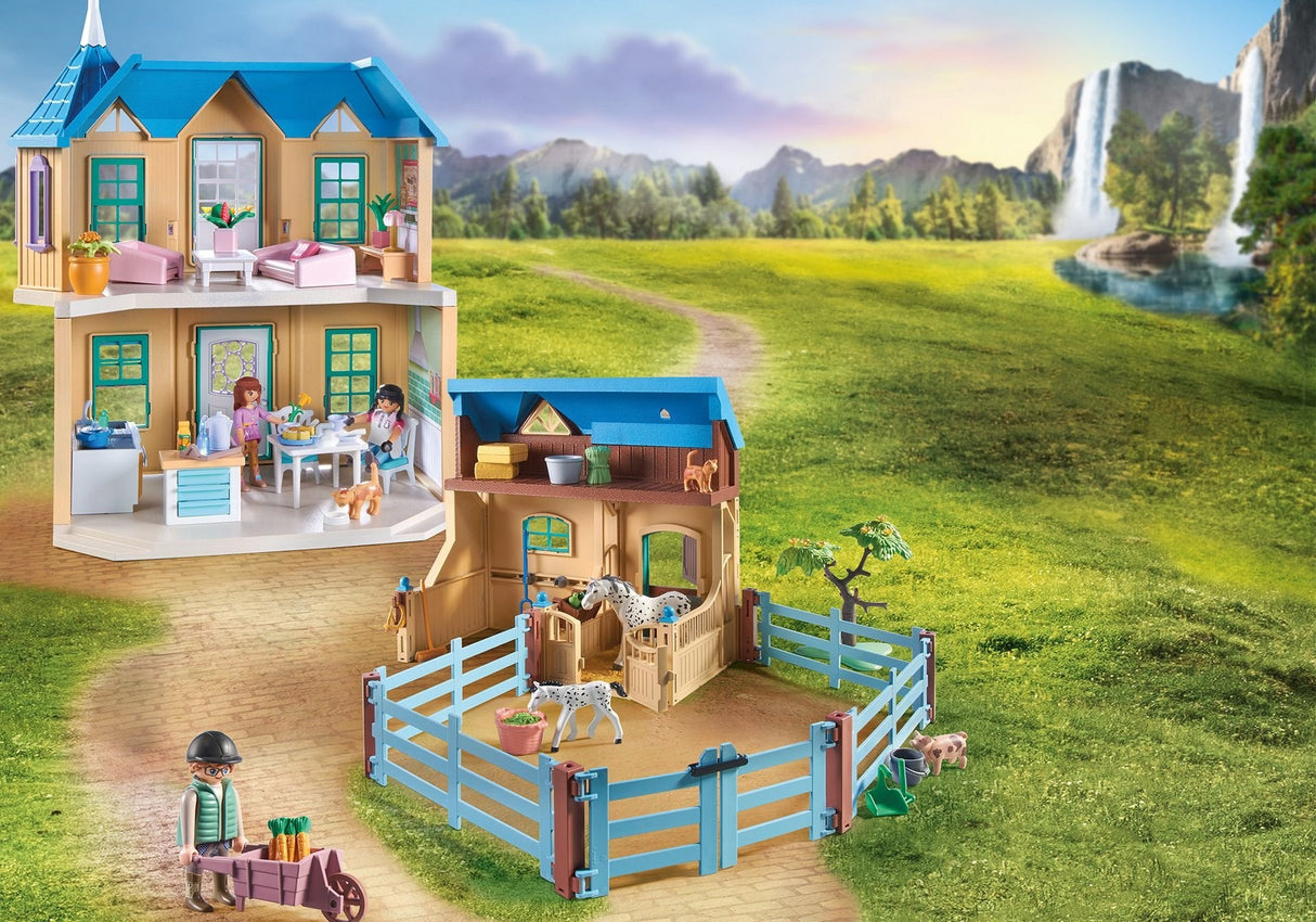 Playmobil 71351 Caballos De La Cascada - Rancho Cascada, Juguete De Construcción