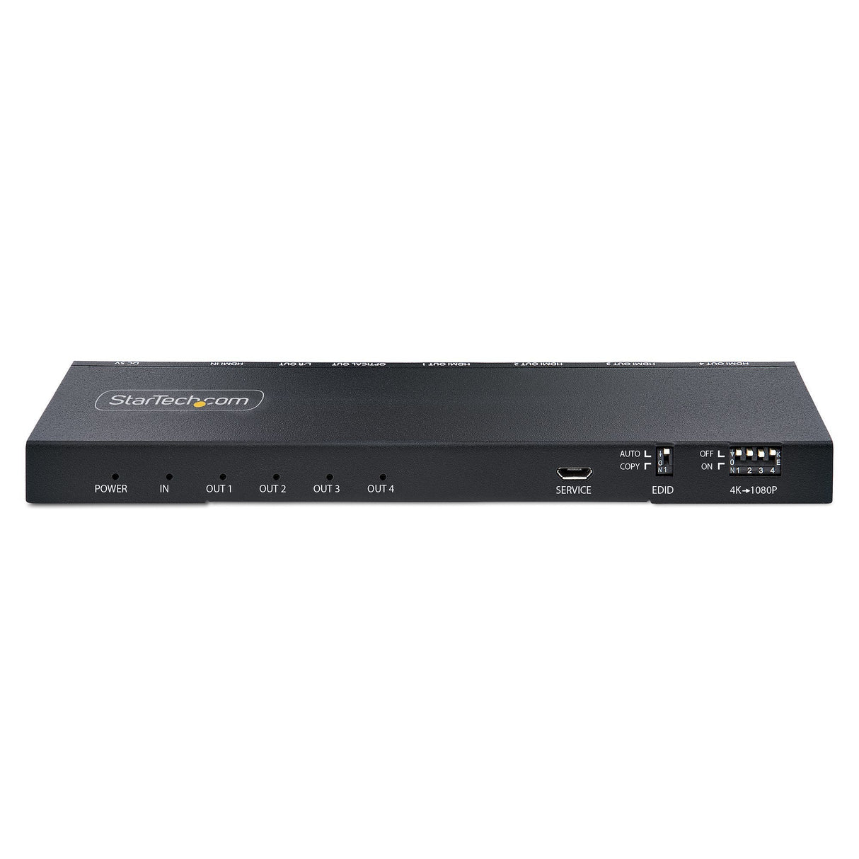 4-Port Hdmi Splitter - 4k 60hz Perp Built-In Scaler
