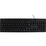 Inter-Tech K-118, Teclado (Aleman) Negro