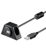 Usb 2.0 Hi-Speed Extension Cable, Black, 2 M - Usb 2.0 Plug