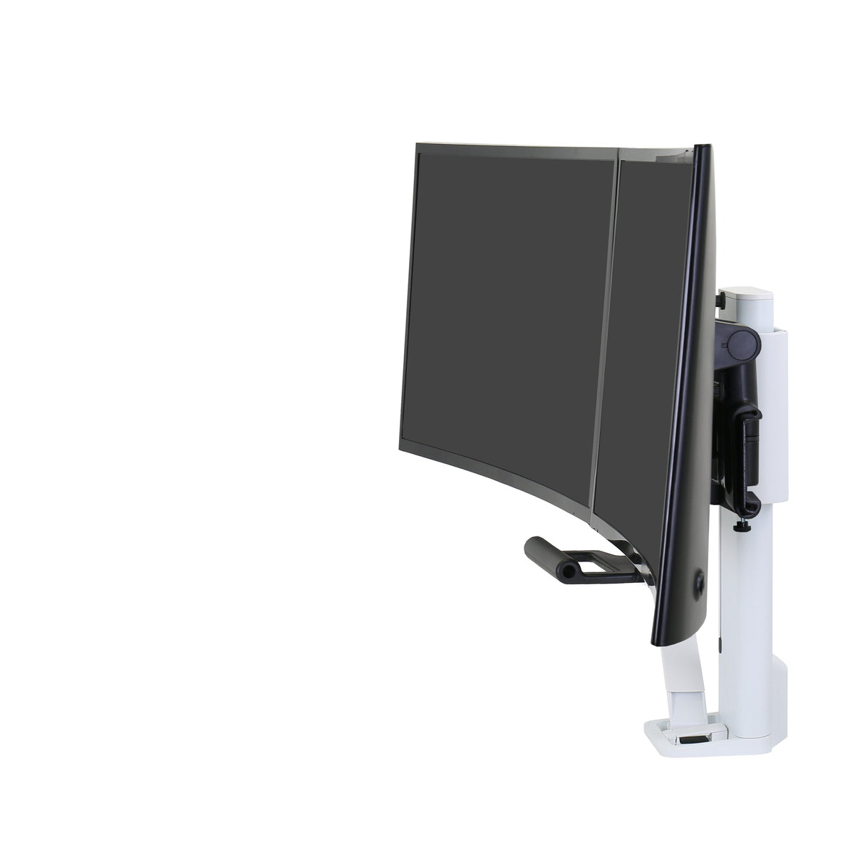 Soporte Monitor Ergotron Trace 45-631-216 Para  (27") Blanco Escritorio, Soporte De Monitor Blanco, Abrazadera, 9,8 Kg, 54,6 Cm (21.5"), 68,6 Cm (27"), 100 X 100 Mm, Blanco