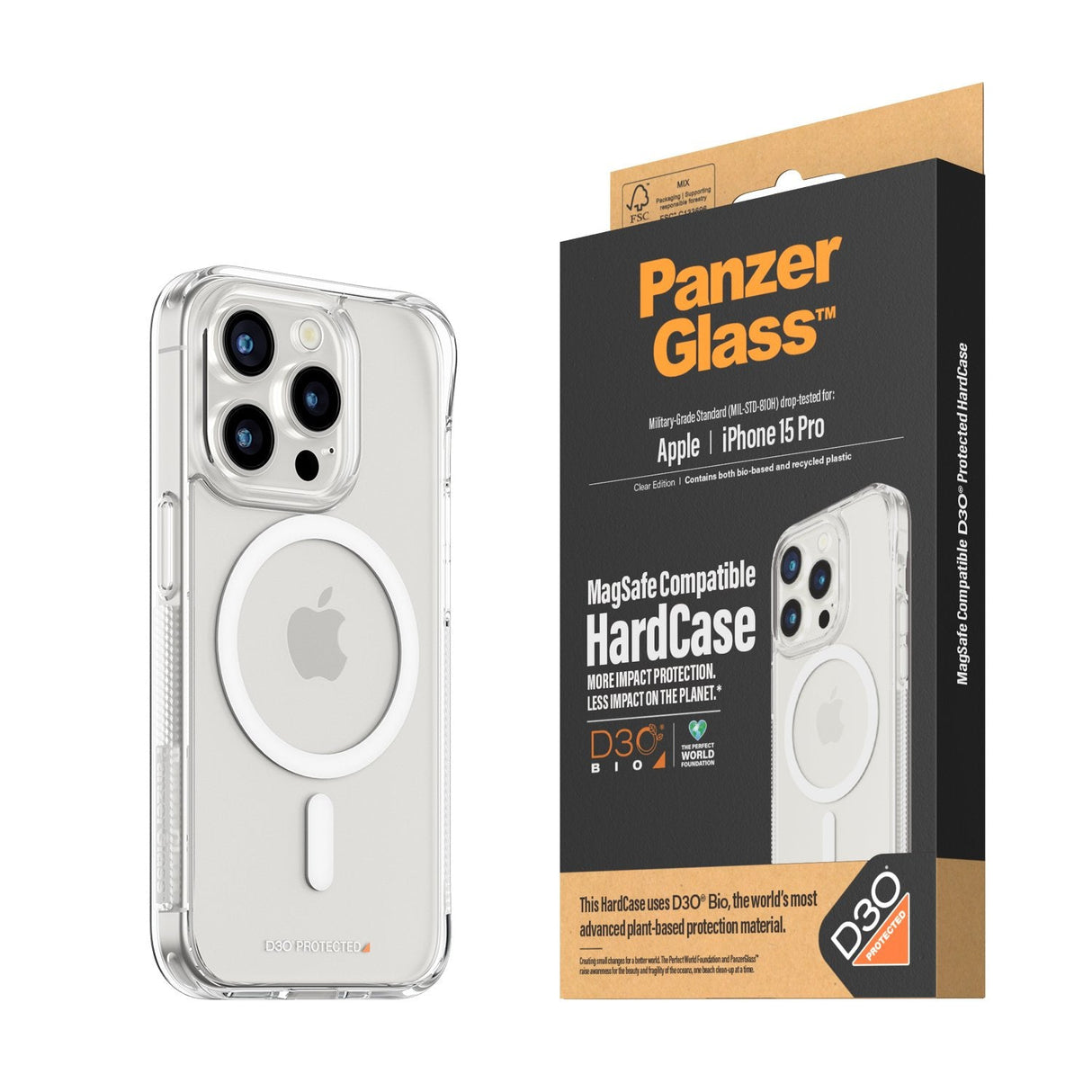 Panzerglass Hardcase Magsafe Iphone 15 Pro Komp. D3o