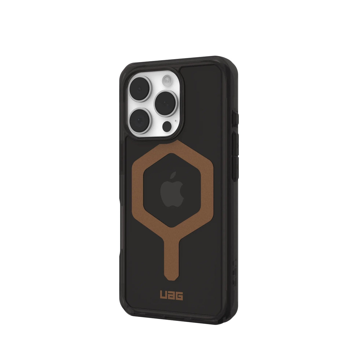 Funda Urban Armor Gear Plyo  Para Phone 16 Pro(6.3") Negro, Bronce