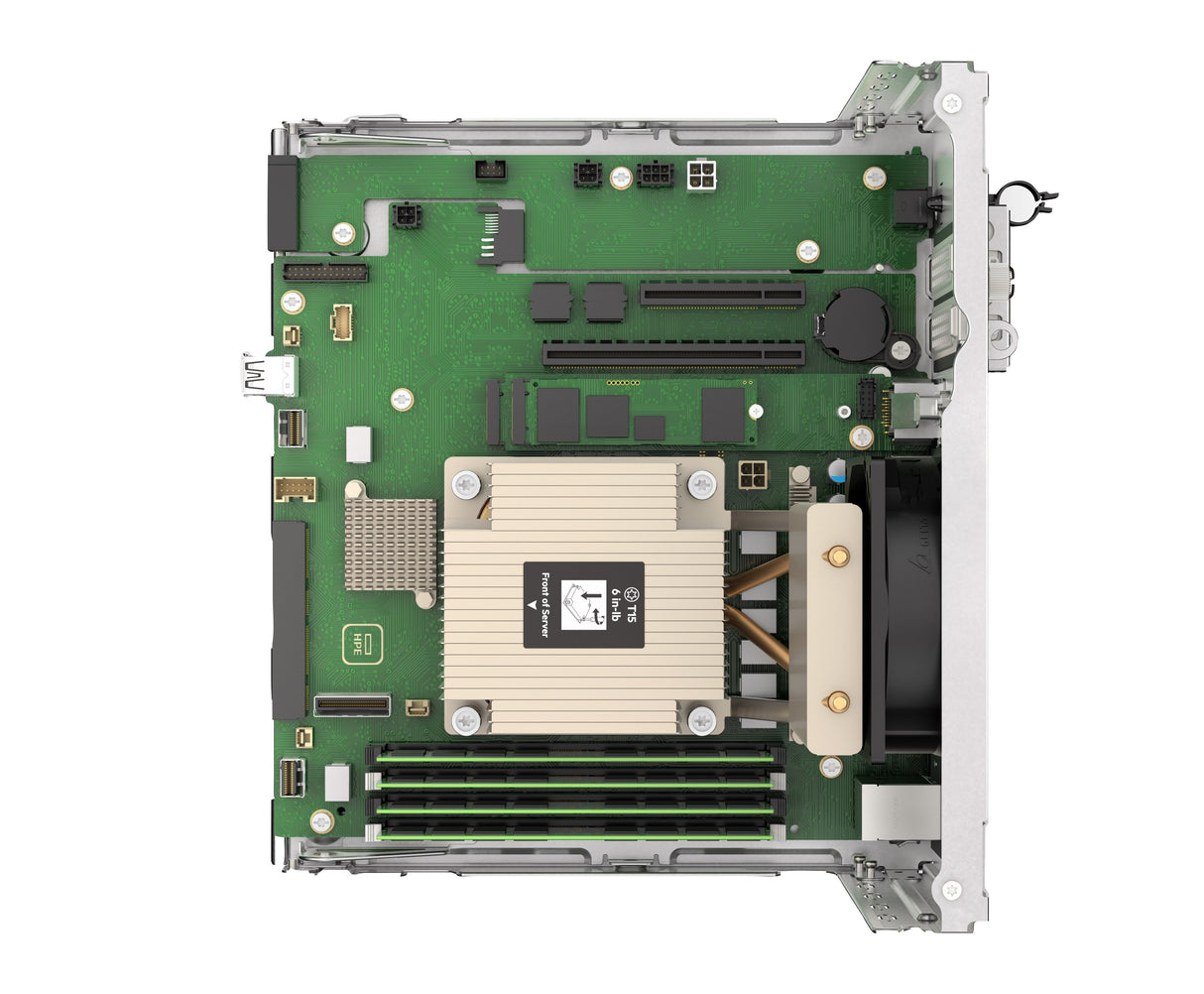EAN 0190017701851 - HPE ProLiant MicroServer Gen11 G7400 2-core VROC 4LFF-NHP 180W External PS Compute Module Server servidor imagen 4