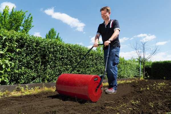Einhell Gc-Gr 57 Rodillo De Césped 57 Cm Rojo/Negro, Rodillo Para Césped, 57 Cm, 32 Cm, 10,5 Kg, Negro, Rojo