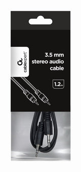 Gembird Cable De Audio Jack 3.5 M/M 1.20m Negro  Cca-404