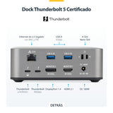 EAN 0065030923118 - StarTech.com 215UE-TB5USB4DOCK base para portátil y replicador de puertos Alámbrico Gris imagen 6