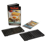 Tefal Xa800112 Accesorio Y Pieza Para Sandwichera, Placa De La Parrilla Placa De Recambio, Negro, Tefal Snack Collection/Snacktime, 242 Mm, 155 Mm, 44 Mm