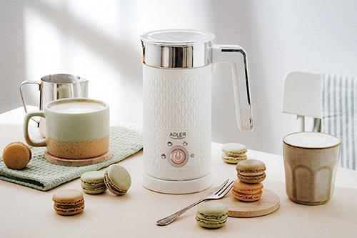 EAN 5903887809726 - Adler AD 4494 espumador o calentador de leche Automático Metálico, Blanco imagen 9