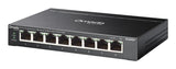 Switch Omada Tp-Link 8-Port Gigabit Easy Managed With 8-Port Poe+