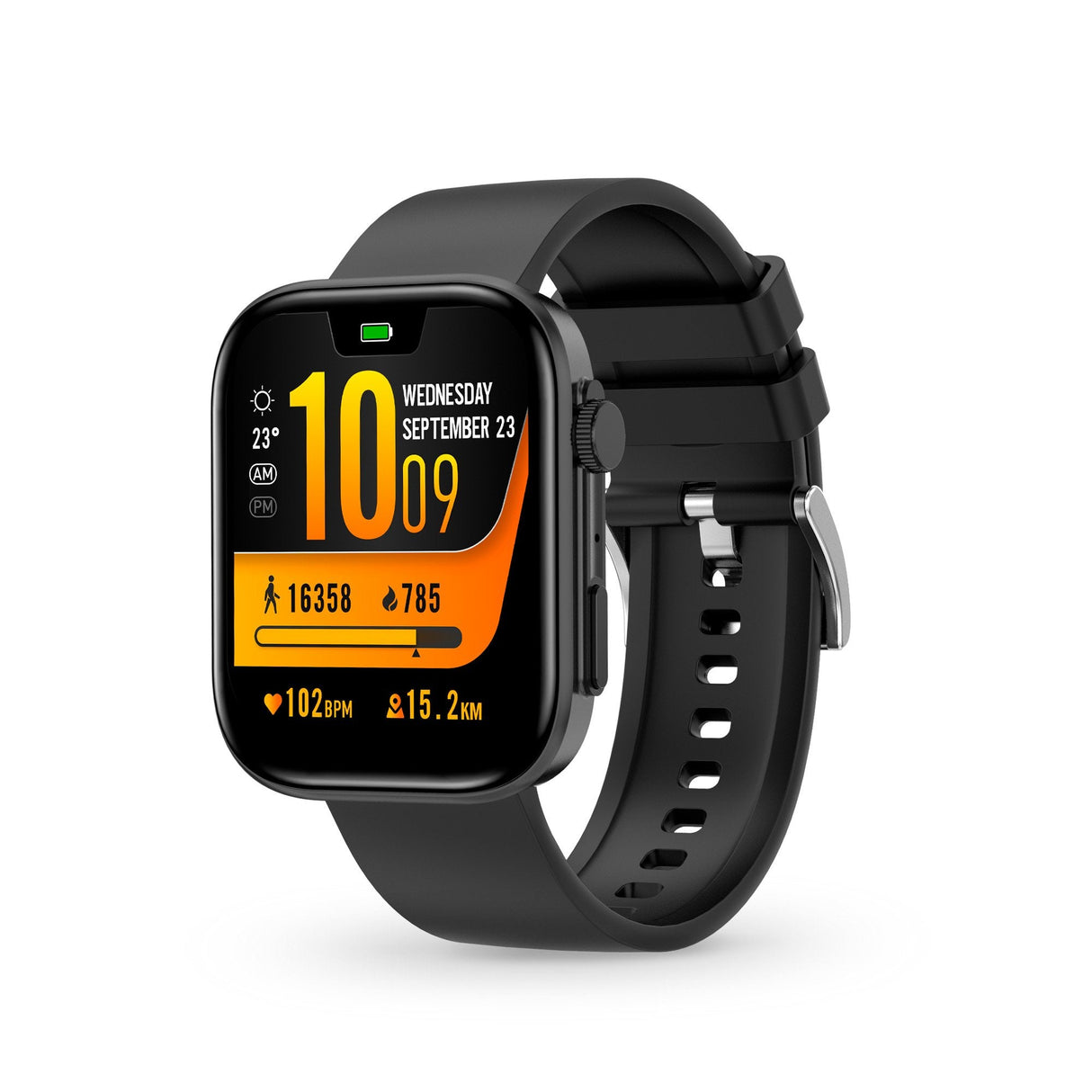 Smartwatch  Ksix Contact Lexc002 Black 2.01"