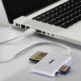 Hama Lector De Tarjetas - Compactflash - Compatible Con Sd - Micro-Sd - Conexion Con Usb-A - 90.3x9x50.3mm - Color